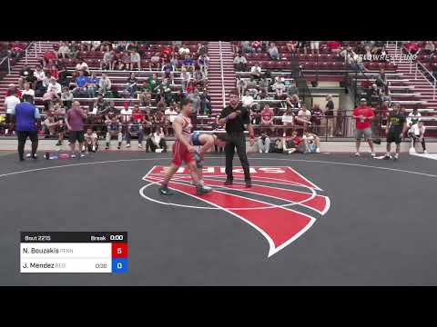 61 Kg Rr Rnd 3 - Nic Bouzakis, Pennsylvania Vs Jesse Mendez, Region Wrestling Academy Ffa5