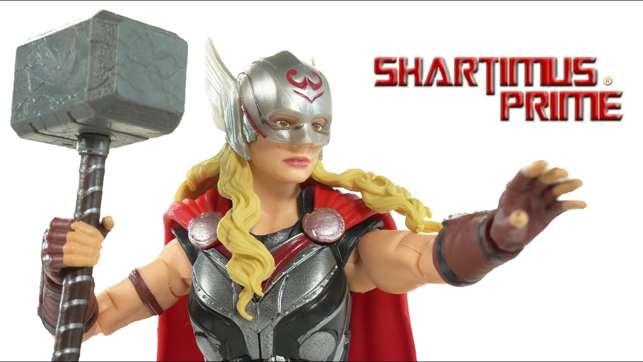 Marvel Legends Mighty Thor Love and Thunder Korg BAF Wave Jane Foster Natalie Portman Figure Review