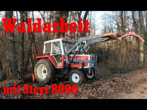 Waldarbeit mit Steyr 8060 | Bilder aus der Landwirtschaft