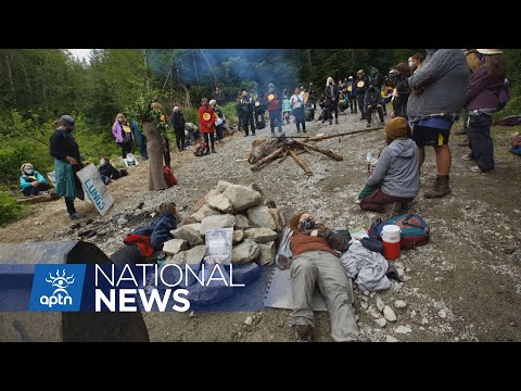 Ready to get arrested, group of seniors join blockade in B.C. to send a message | APTN News