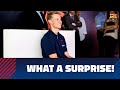 DE JONG'S SURPRISE | He couldn't contain the emotion