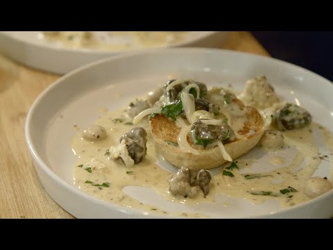 Escargots, sauce Chaource & Champagne