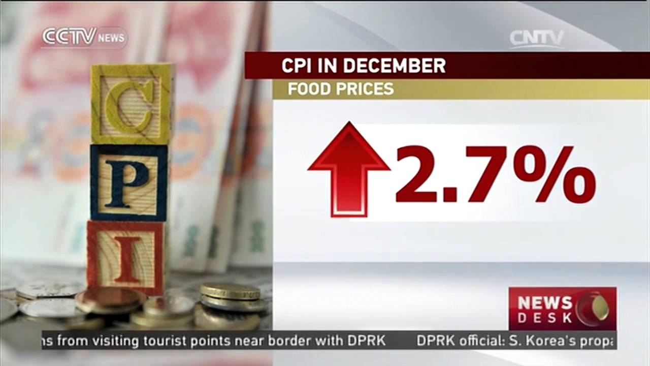 China CPI rises in Dec., PPI continues deflation