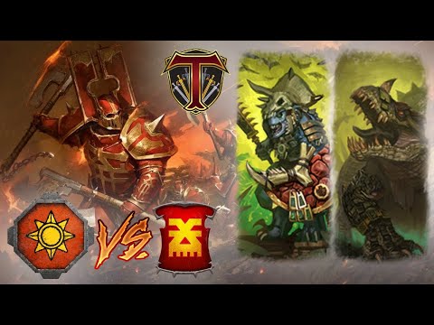 SUPER ELITE LIZARDS | Lizardmen vs Khorne - Total War Warhammer 3