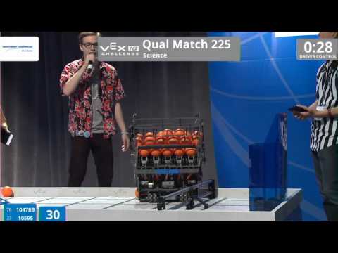 VEX Worlds 2016 - VEXIQ Middle School - Science - Qual 225 (10478B 10595) 145