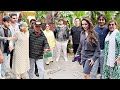 Salman Khan Family At Malaika Arora New Restaurant In Bandra Salim Khan Sushila Charak Helen