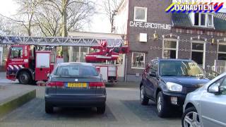 preview picture of video 'Brand boven Cafe Groothuis in Emmen'