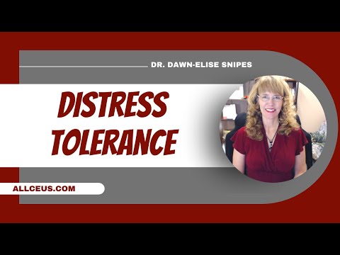 , title : 'Dialectical Behavior Therapy Developing Distress Tolerance Skills with Dr. Dawn-Elise Snipes'