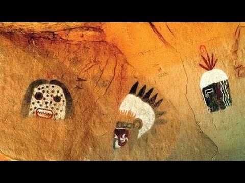 Historic Zuni Kachina Pictographs - Atoshle - Kumance - Hehe’a - Zuni Reservation