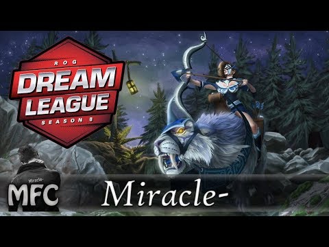 Miracle- Mirana Gameplay - Game 2 - DreamLeague Season 8 Europe & CIS Qualifier.
