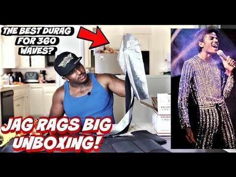 THE BEST DURAG FOR 360 WAVES?? JagRags BIG UNBOXING! || FIRST LOOK! Video