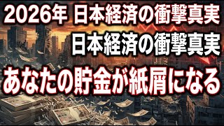 2026年日本経済の衝撃的な真実と迫りくる円安・インフレから資産を守る方法