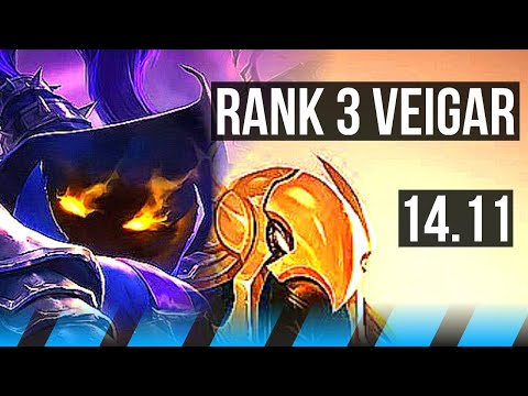 VEIGAR vs AZIR (MID) | Rank 3 Veigar | TR Grandmaster | 14.11