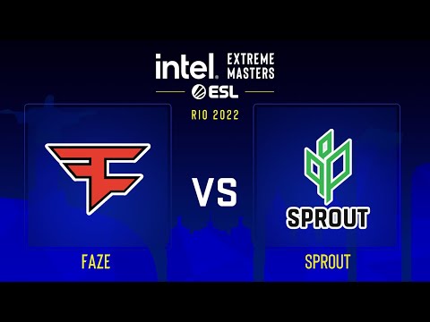 FaZe vs Sprout | Map 3 Mirage | IEM Road to Rio 2022 Europe RMR A