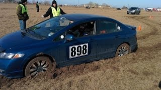 Stuck in a Rut - 2009 Civic Si Lone Star Motor Sports Park, Sealy, TX 1/25/14