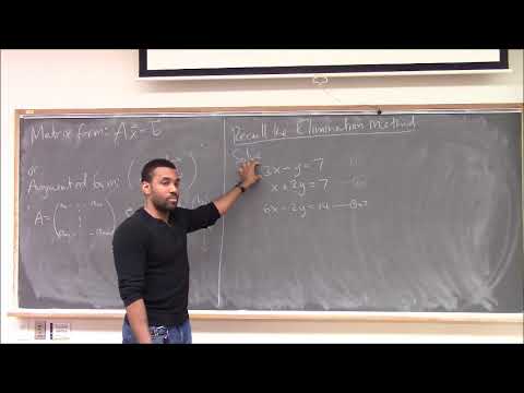 Math 392 Lecture 18 - Augmenting Systems and the Echelon Forms