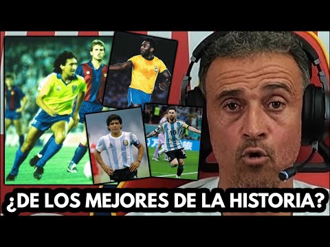 LUIS ENRIQUE se acordó del MÁGICO GONZÁLEZ en un stream