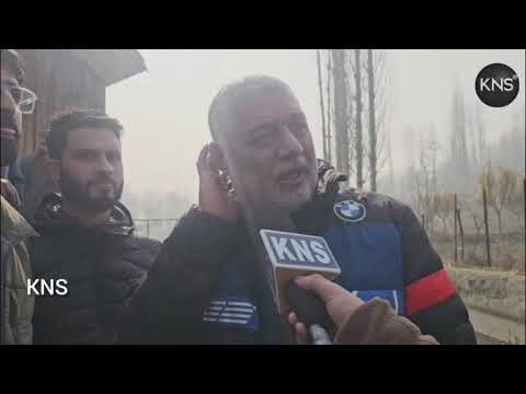 MLA Sopore Irshad Rasool Kar visited the Kalantra area to review the ongoin...