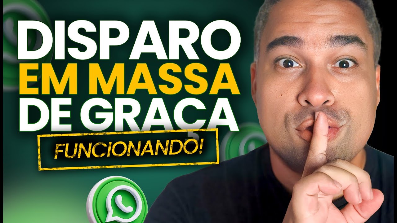 DISPARO EM MASSA NO WHATSAPP DE GRAÇA 2024 [Para iniciantes]