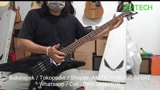 Video thumbnail for Bass Elektrik DEAN ML Metalman Bass Active MLM2A ORIGINAL test dan jual by Amtech Music Store toko by AMTECH MUSIC STORE & SERVICE