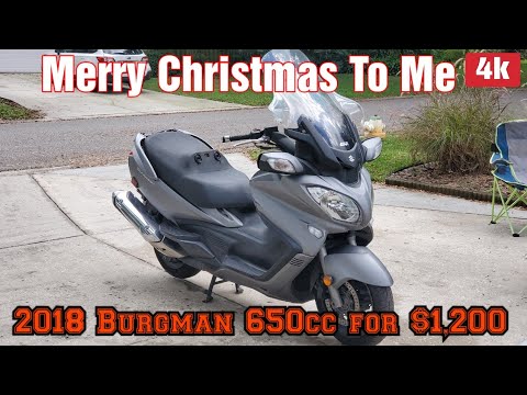 2018 Suzuki Burgman 650 Executive Review and First Ride Its Insane!!!!