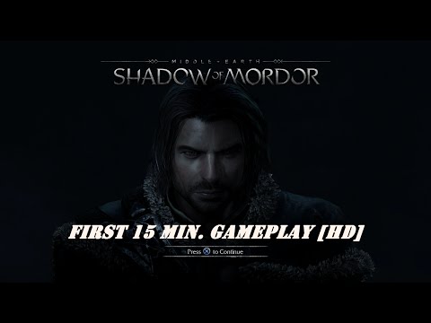 PS4 Middle Earth Shadow of Mordor First 15 Minutes Gameplay Walkthrough [HD]