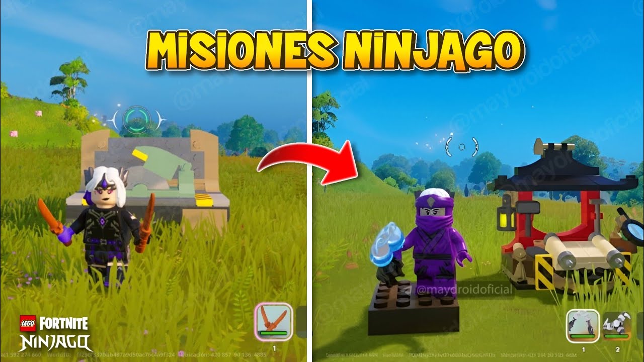 🥷🏻 GUÍA COMPLETA: Todas las Misiones de los Diarios NINJAGO en LEGO Fortnite