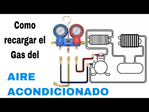 VACÍO Y RECARGA AL SISTEMA DE AIRE ACONDICIONADO DEL AUTO