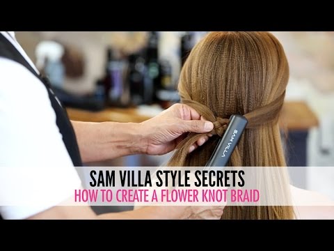 How To Create a Flower Knot Braid