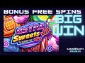 Retro Sweets (new Push Gaming slot!) | bonus free spins (BIG WIN!)