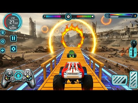 Impossible Monster Truck Ramp Challenge 🚛🔥 | Crazy Stunt Game