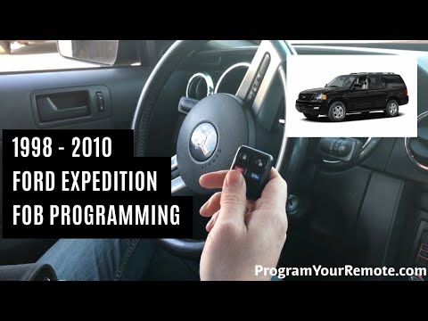 How To Program A Ford Expedition Remote Key Fob 1998 - 2010