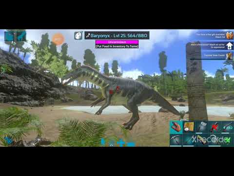 Ark How to tame a Baryonyx pt.1