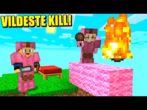 NATASJA FÅR DET VILDESTE KILL I BEDWARS!! - Dansk Minecraft Bedwars