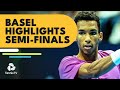 Alcaraz vs Auger-Aliassime; Rune vs Bautista Agut | Basel 2022 Semi-Final Highlights