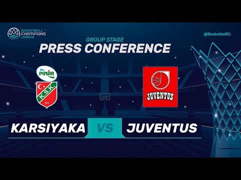 Pinar Karsiyaka v Juventus Utena - Press Conference - Basketball Champions League
