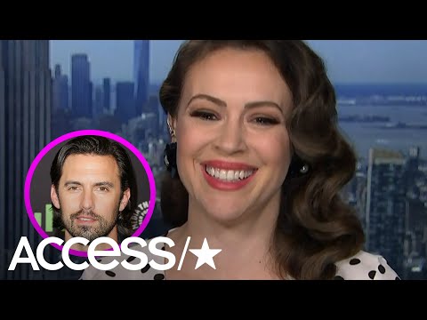 Milo Ventimiglia Crashes 'Childhood Crush' Alyssa Milano's Interview With Surprise On-Air Message