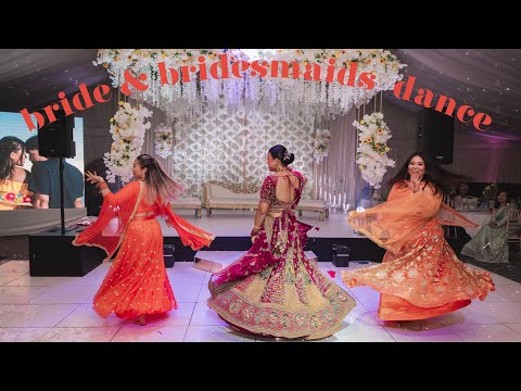 Bride & bridesmaid group | Nepali wedding reception dance performance | Lemeeka & Veeransh's Wedding