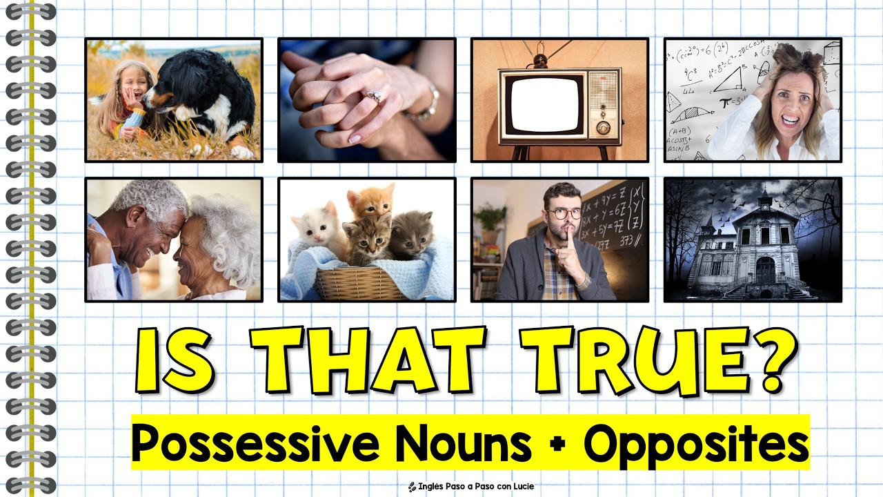 Preguntas y Respuestas con Verbo To Be y Opuestos | Inglés para Principiantes