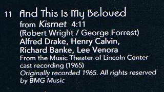 And This Is My Beloved (from Kismet)