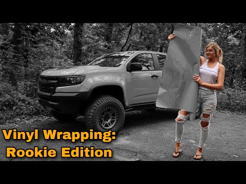 We Vinyl Wrapped my Colorado ZR2 with NO EXPERIENCE! Did We Succeed?