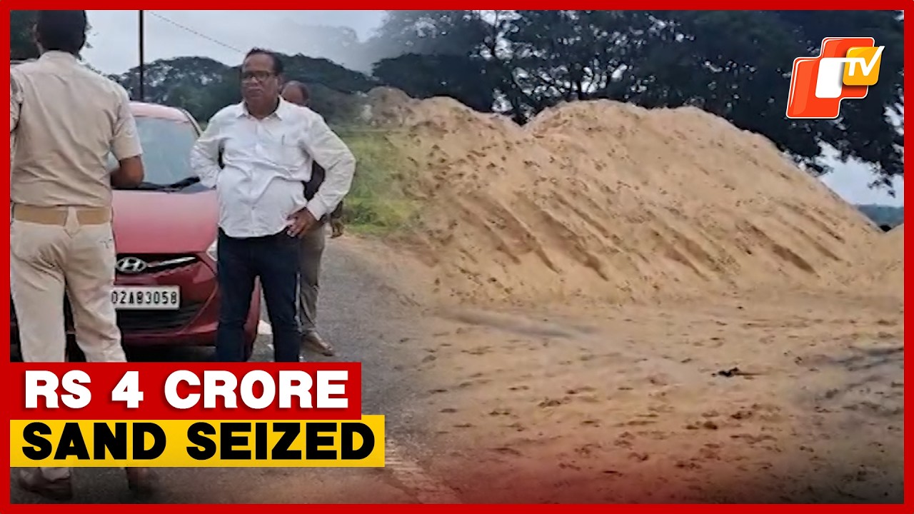 Over Rs 4 Crore Worth Of Illegally Stockpiled Sand Seized In 5 Days In Jagatsinghpur