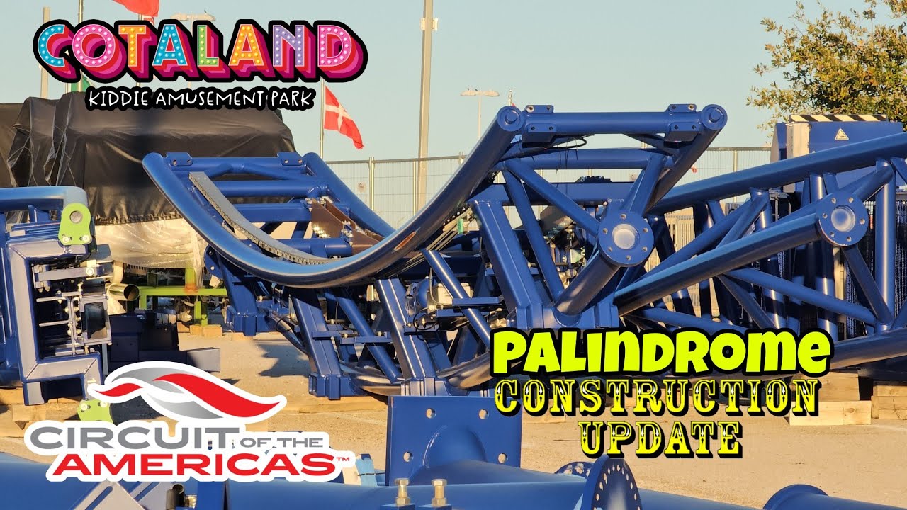 Circuit of the Americas Cotaland Palindrome Roller Coaster Construction Update 12.29.23