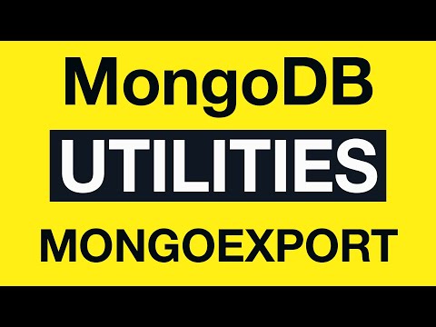 MongoDB Utilities 02 mongoexport