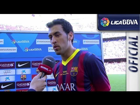 Interview Busquets after FC Barcelona (2-2) Getafe CF - HD