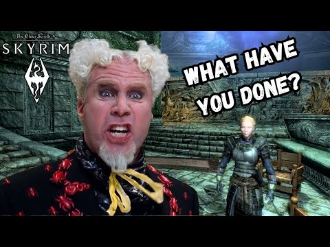 Speaking to Delphine after defeating Alduin