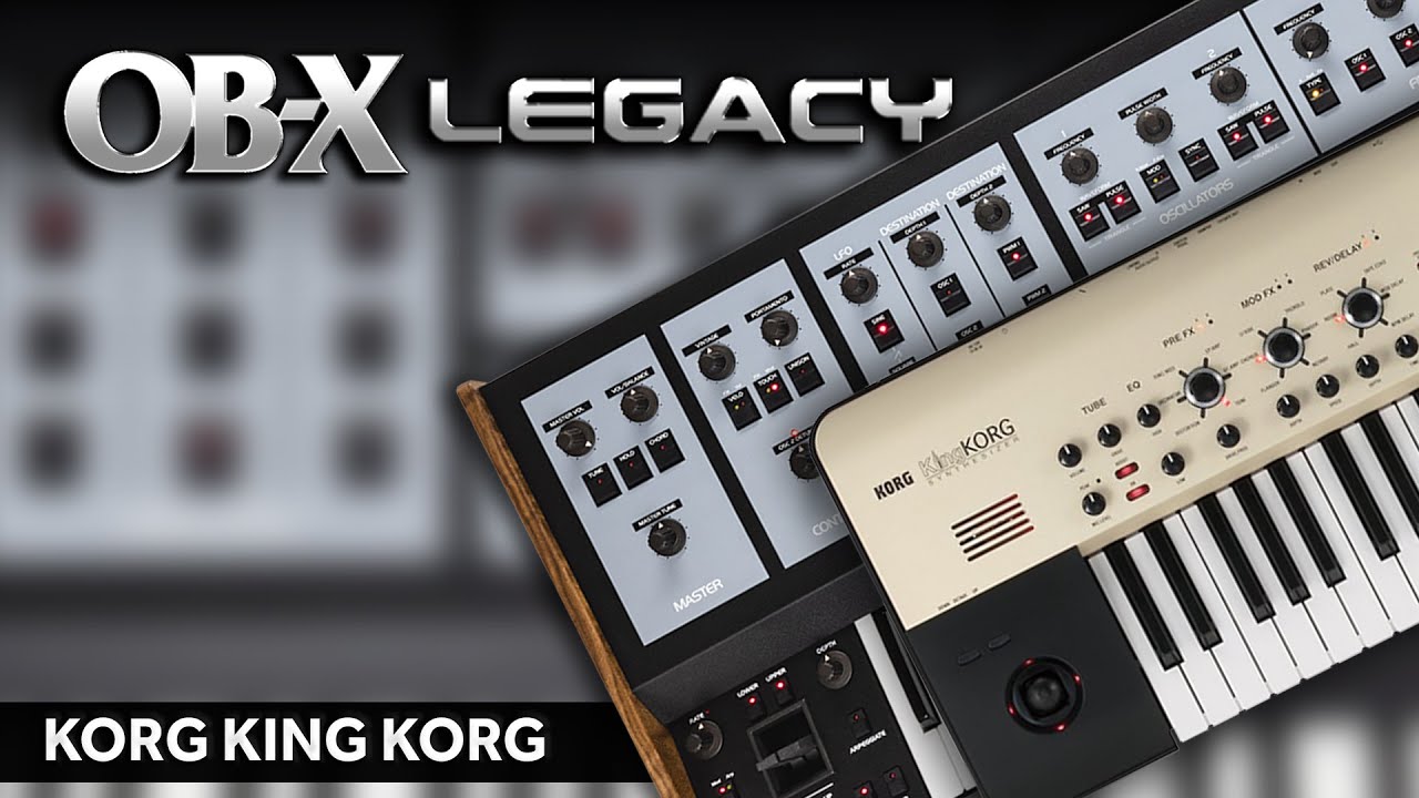 DRS081 - ( Bundle ) - KingKorg Juno + OB-X Legacy - Korg KingKorg - Video Preview 2