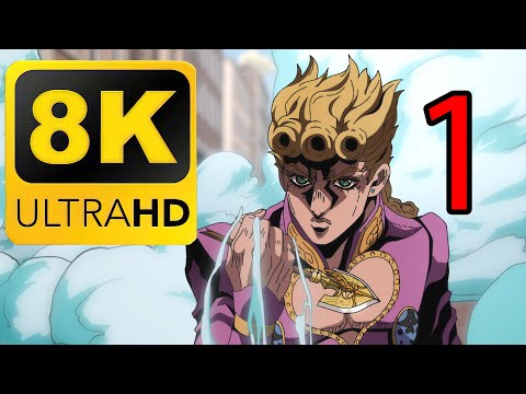 Gold Experience Requiem in 8K UHD | GOLDEN WIND | JoJo's Bizarre Adventure | Part 1