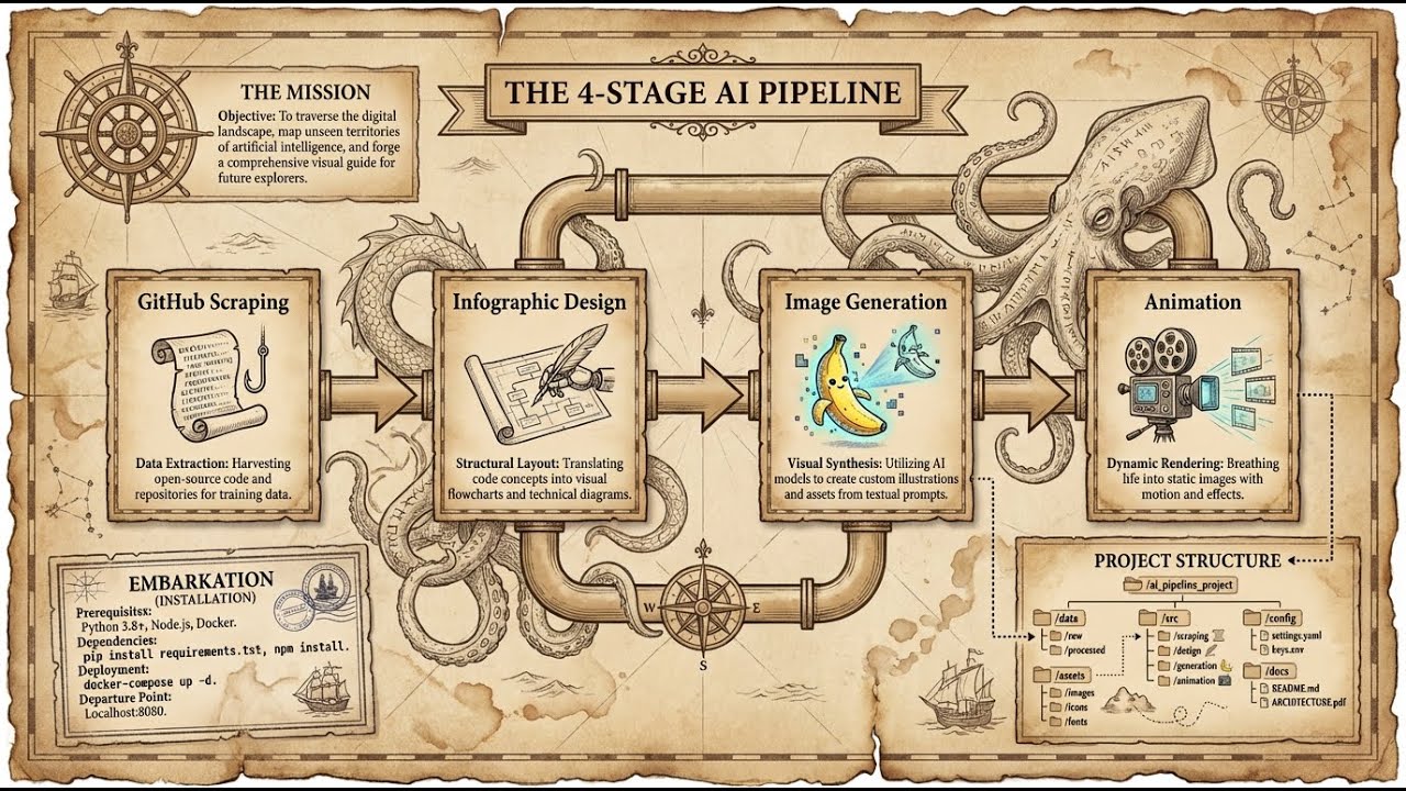 VibeGraphics: Automated, Augmented, Infographics brought to life from your GitHub project