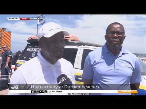High activity at Durban beaches: Cyril Xaba